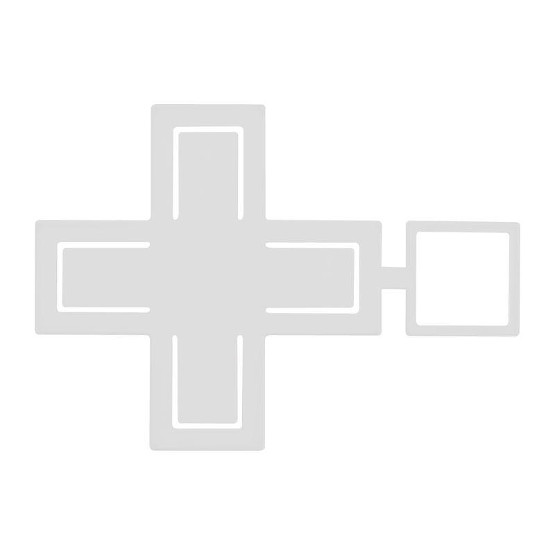 Suport ”Cross” pentru telefon mobil Alb