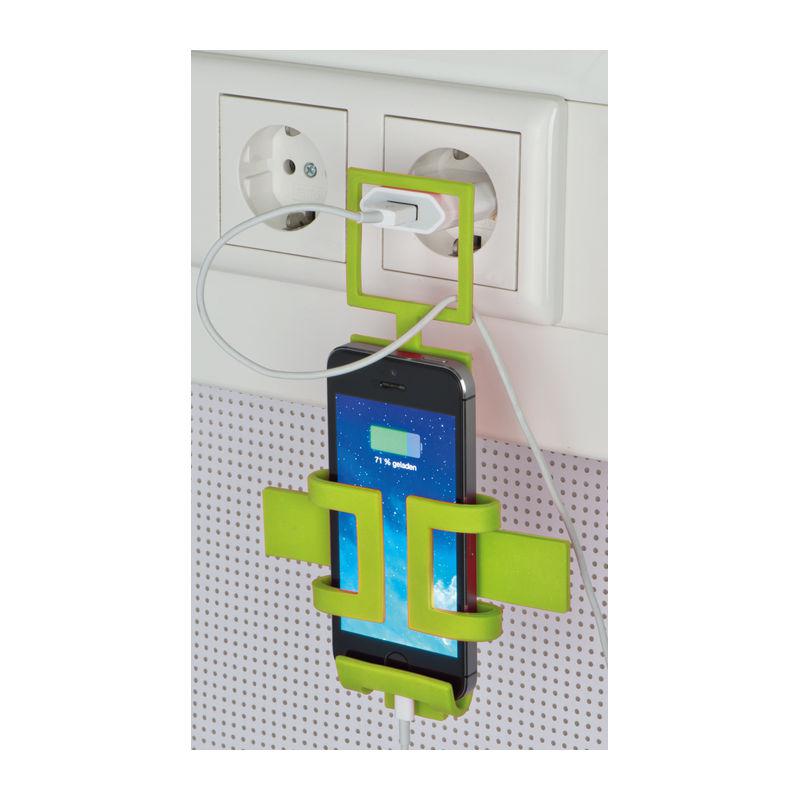 Suport ”Cross” pentru telefon mobil LIght Green