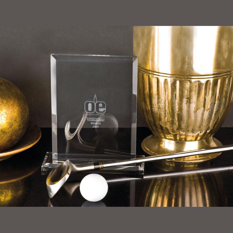 Trofeu elegant din sticlă Mixt