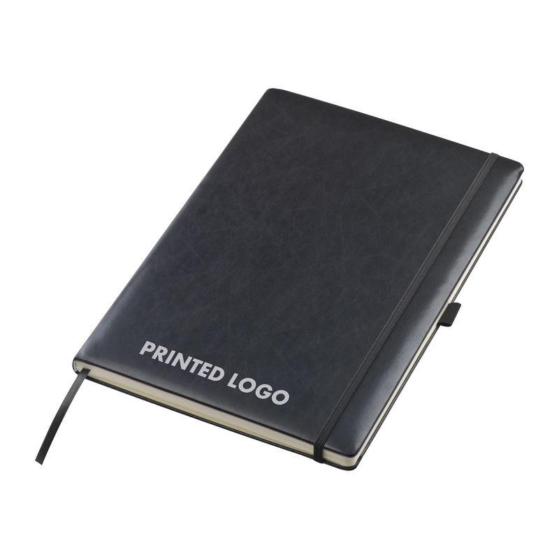 Bloc notes A4 liniat Negru