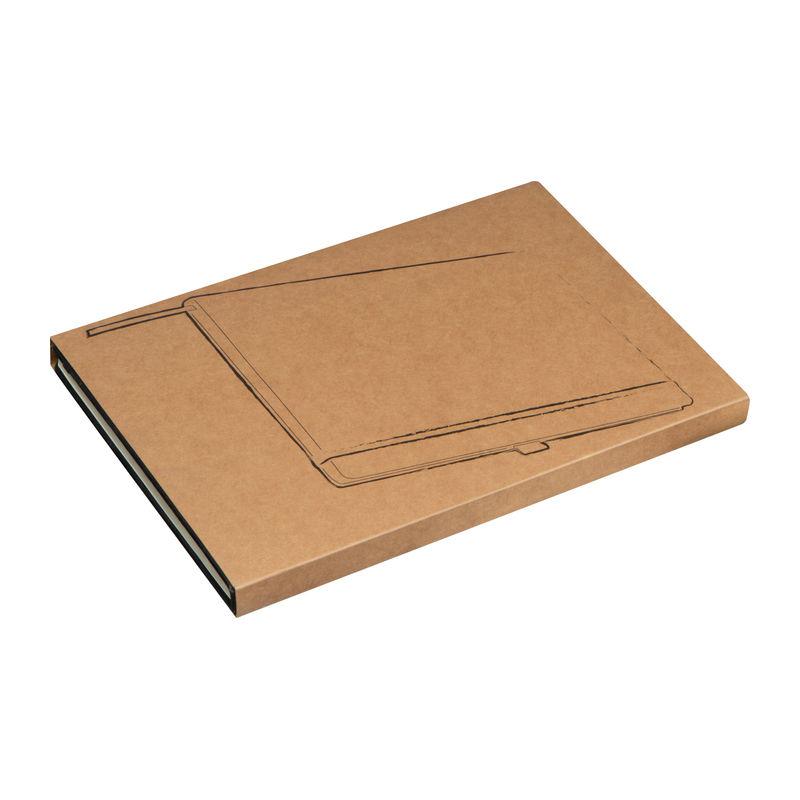 Bloc notes A4 liniat Negru