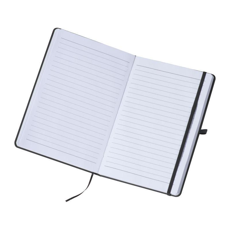 Bloc notes A5 cu pagini liniate Negru