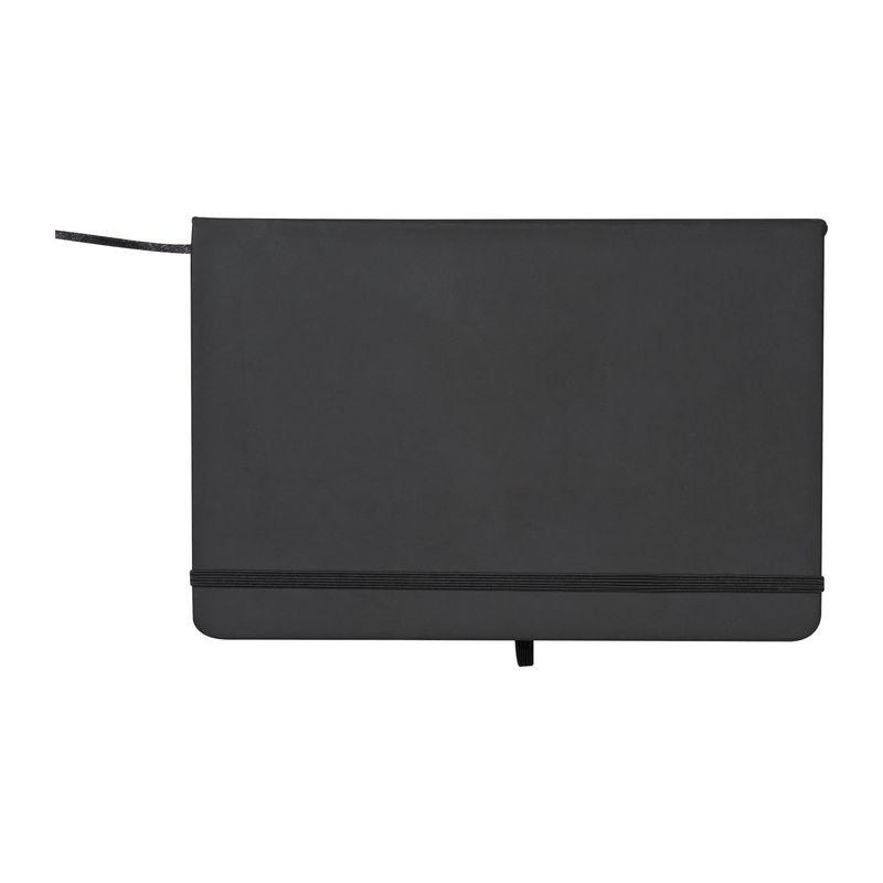 Bloc notes A5 cu pagini liniate Negru