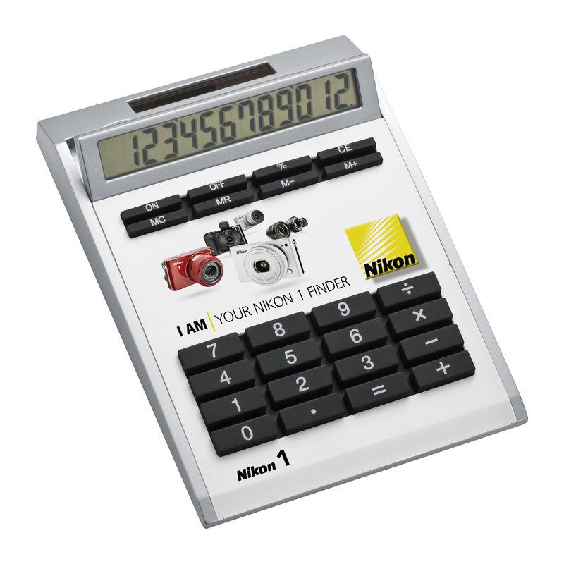 Calculator de birou cu față detașabilă Alb