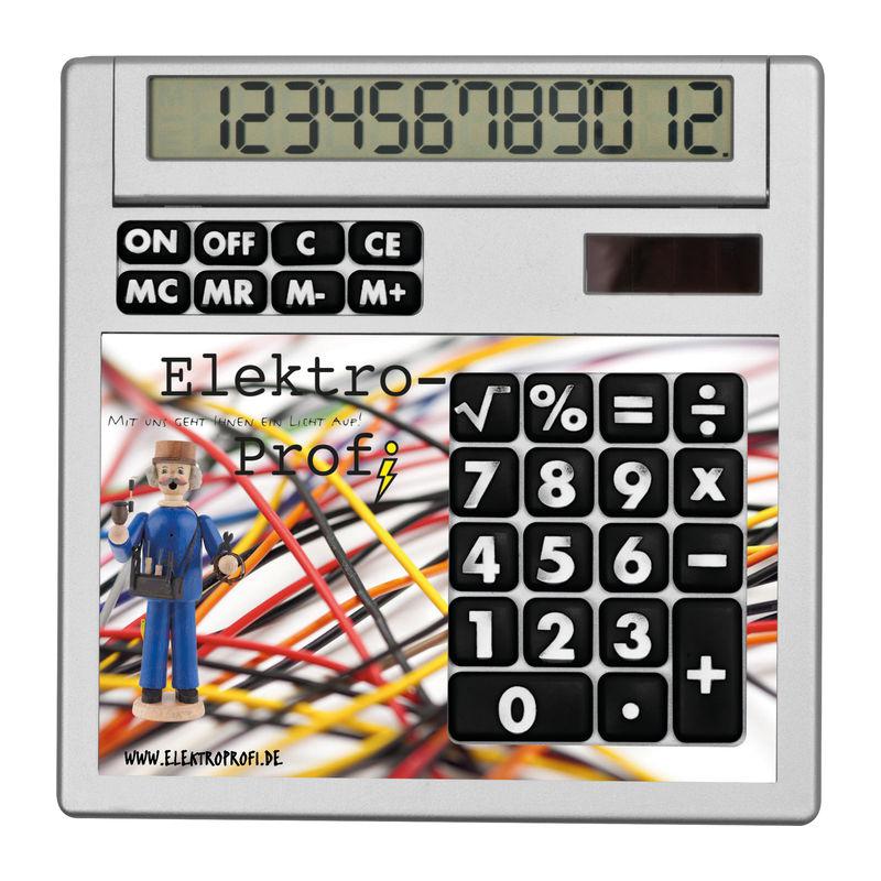Calculator de birou cu față detașabilă pentru personalizare Alb