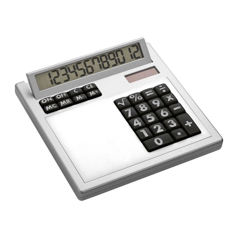 Calculator de birou cu față detașabilă pentru personalizare Alb