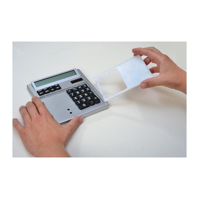 Calculator de birou cu față detașabilă pentru personalizare Alb