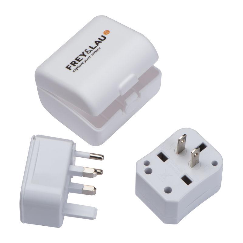 Adaptor călătorii Alb