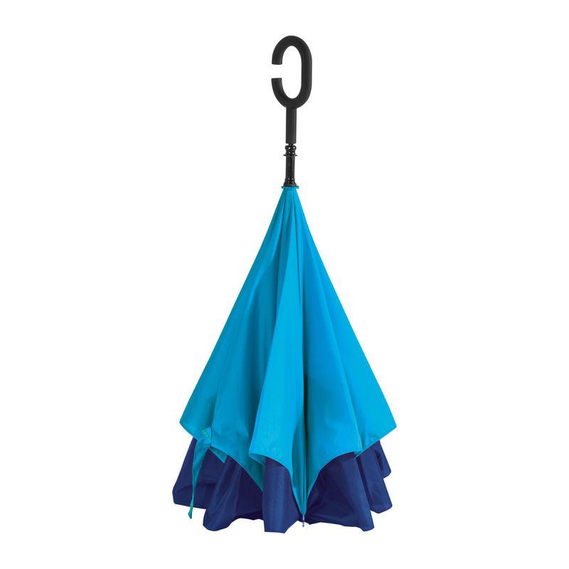 Umbrelă cu mâner ”C” Light Blue