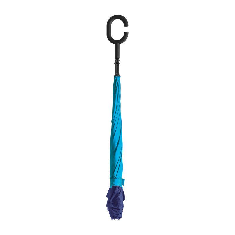 Umbrelă cu mâner ”C” Light Blue