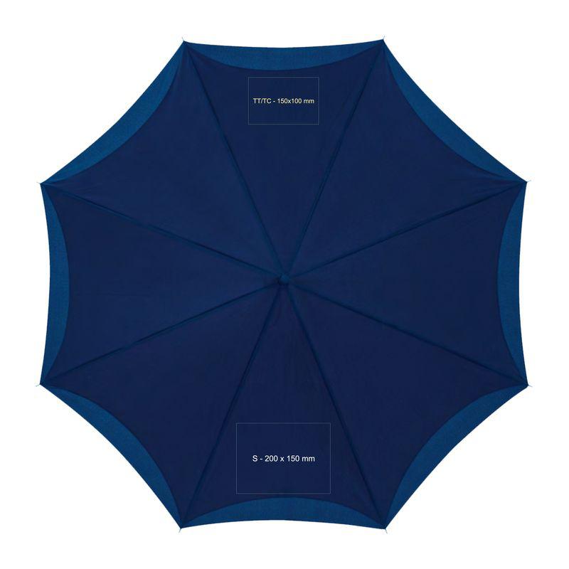 Umbrelă cu mâner ”C” Light Blue