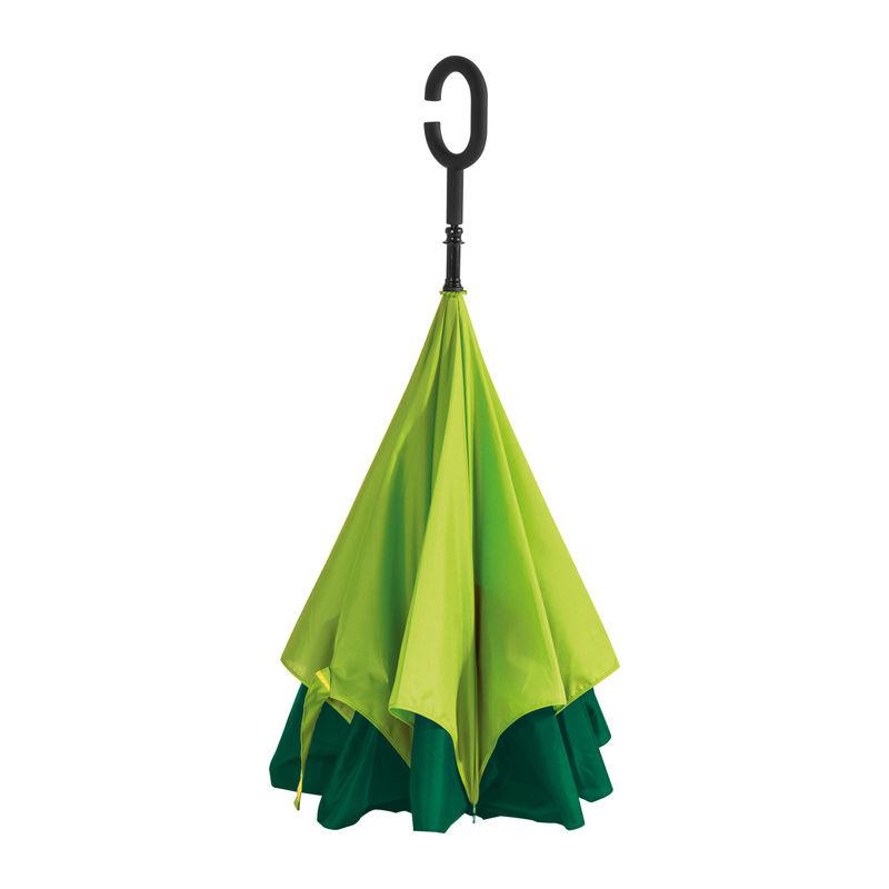 Umbrelă cu mâner ”C” LIght Green