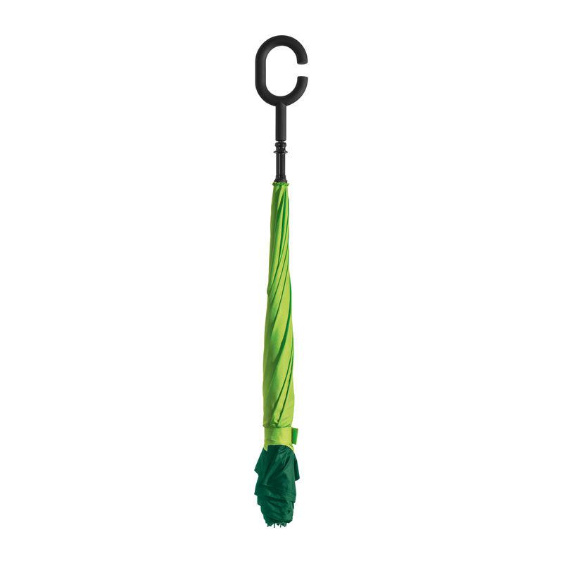 Umbrelă cu mâner ”C” LIght Green