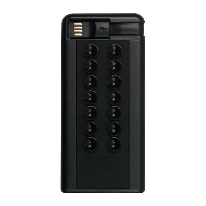 Powerbank 4000 mAh cu ventuză Negru