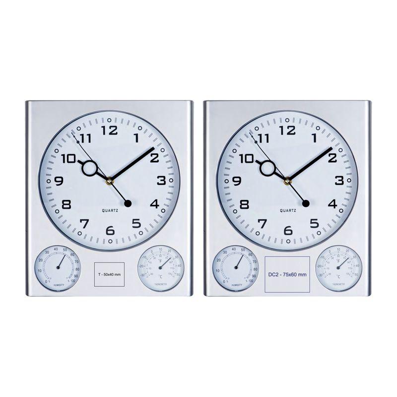 Ceas de perete SILVER Gri