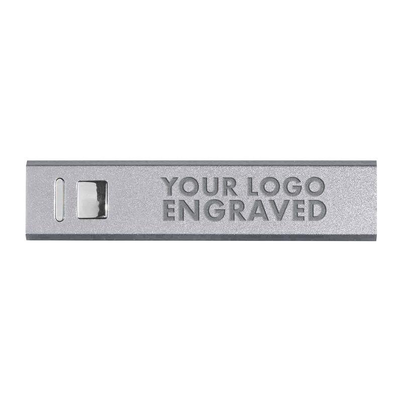 Powerbank din metal Gri