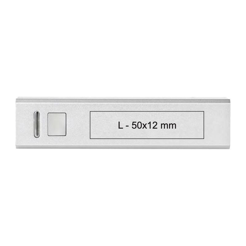 Powerbank din metal Gri