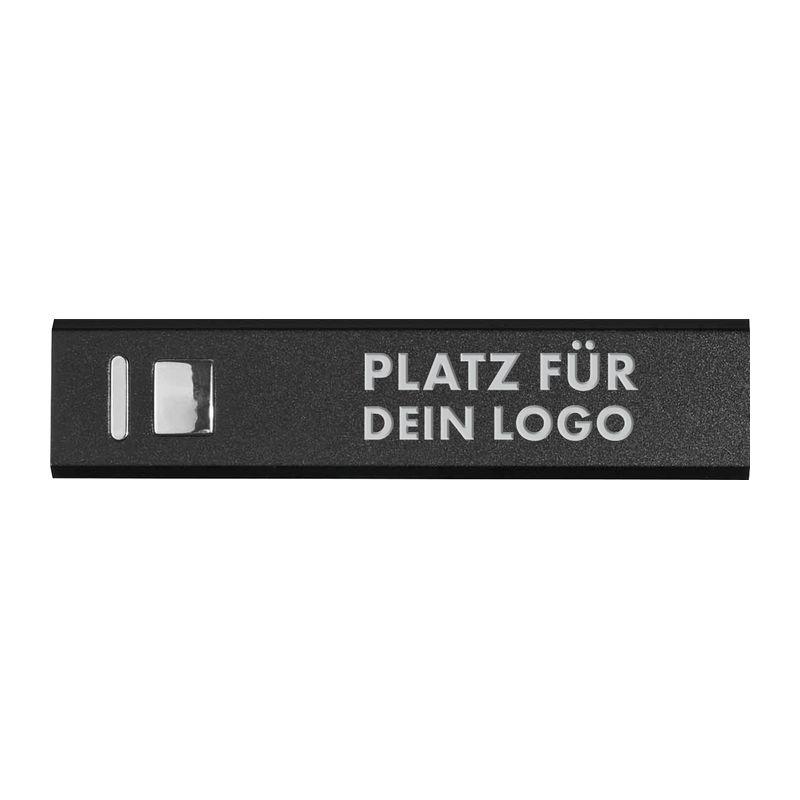 Powerbank din metal Negru