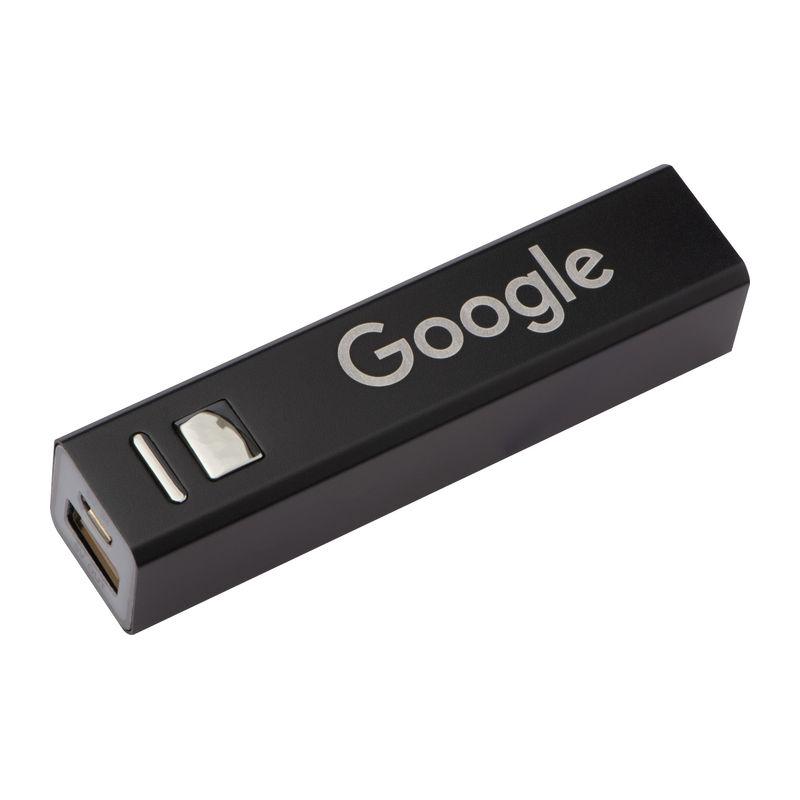 Powerbank din metal Negru