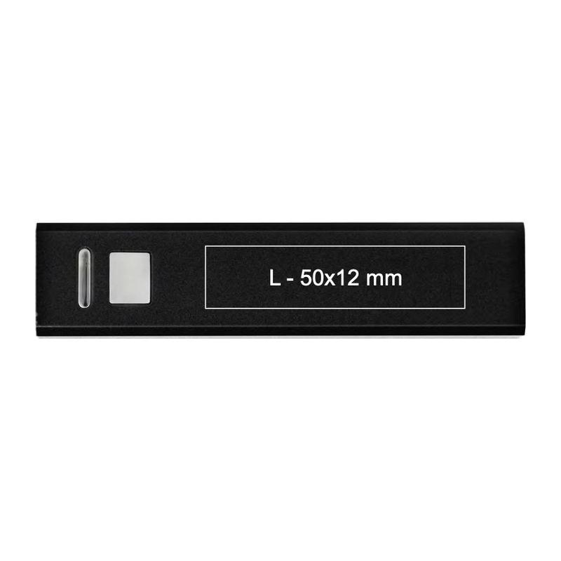Powerbank din metal Negru