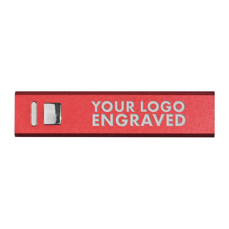 Powerbank din metal Roșu