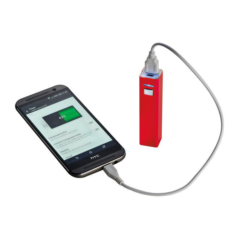 Powerbank din metal Roșu