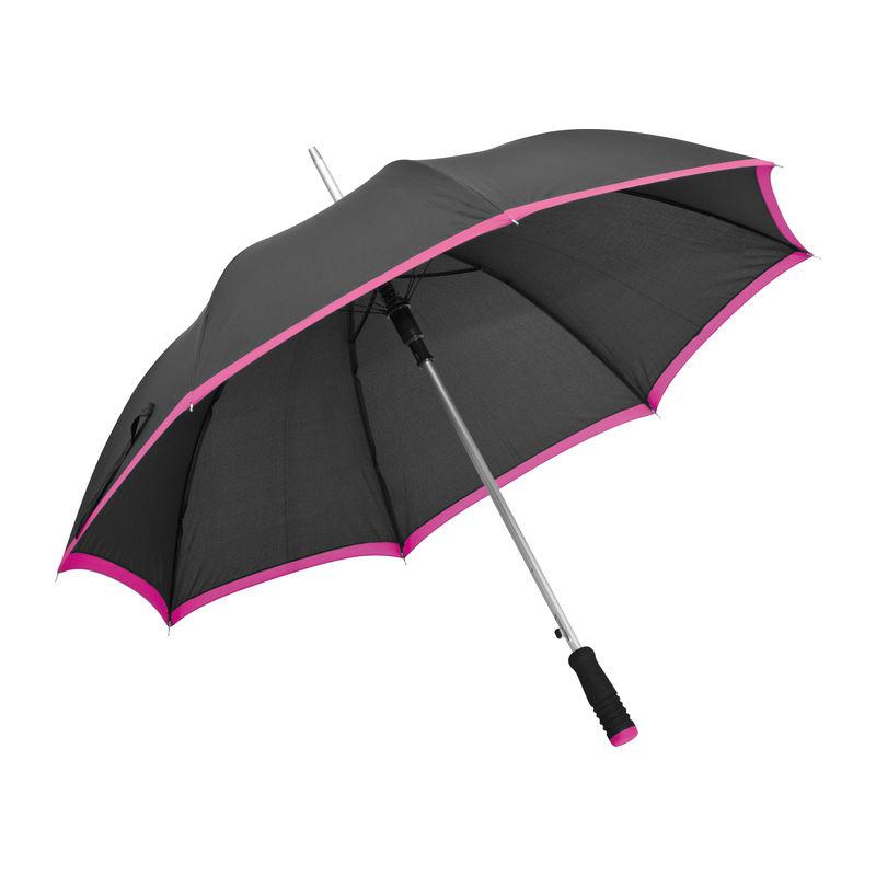 Umbrelă automată din mătase Roz
