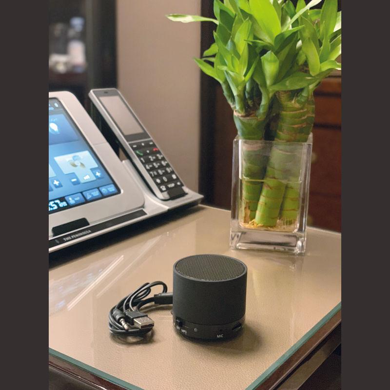Boxă mini cu bluetooth Negru