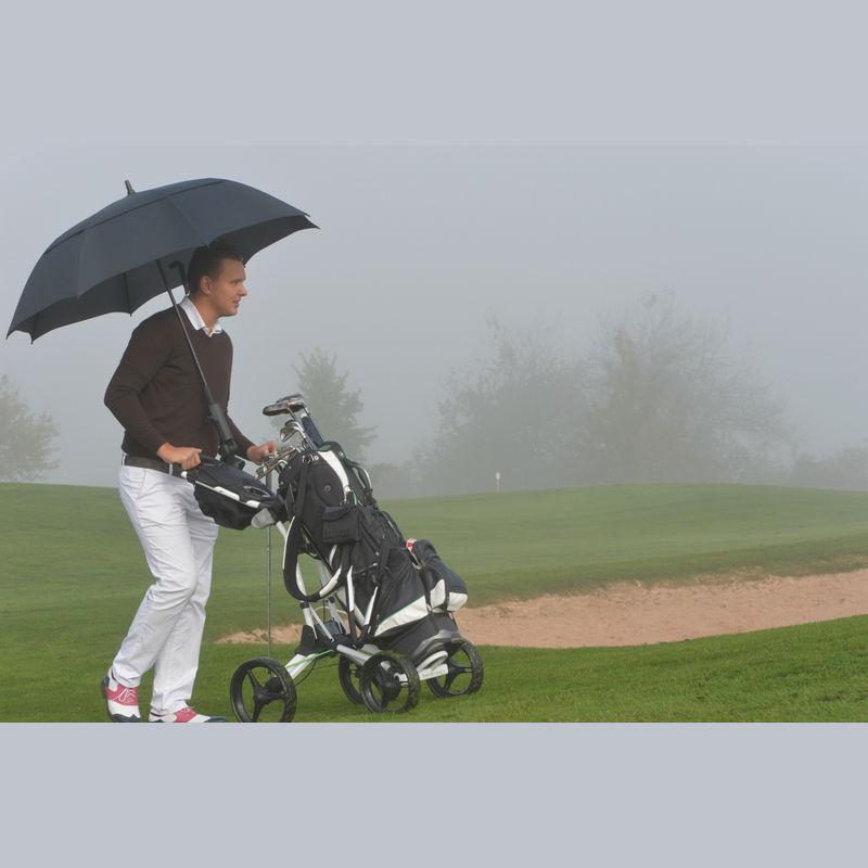 Umbrelă golf XXL Negru