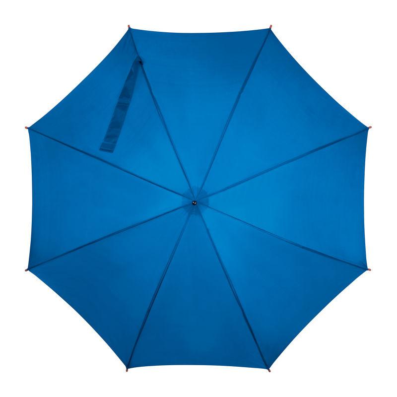 Umbrelă automată cu mâner din lemn Orion Navy Blue