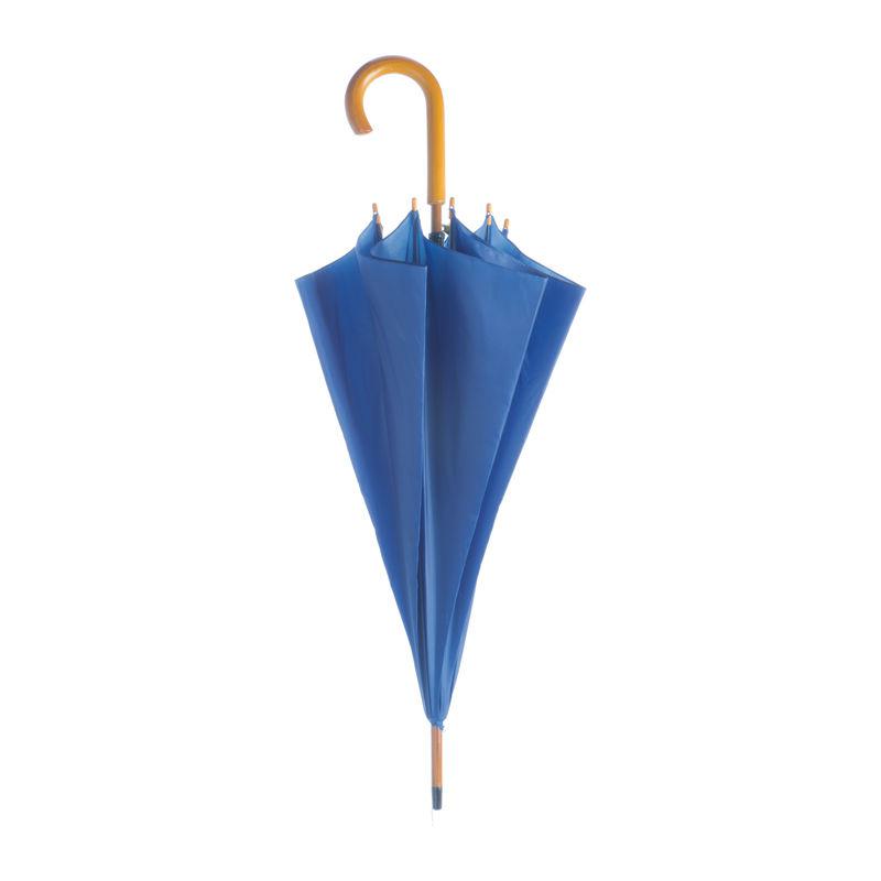 Umbrelă automată cu mâner din lemn Orion Navy Blue