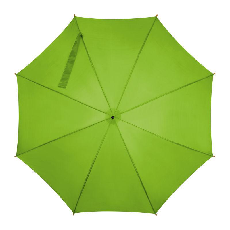Umbrelă automată cu mâner din lemn LIght Green