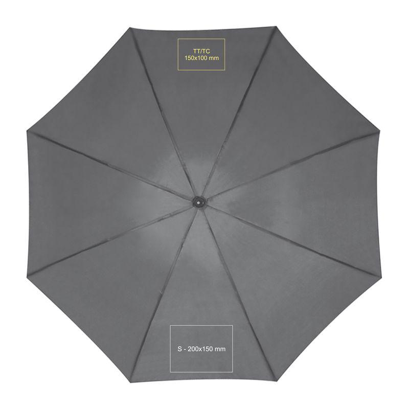 Umbrelă mare GOLF Gri