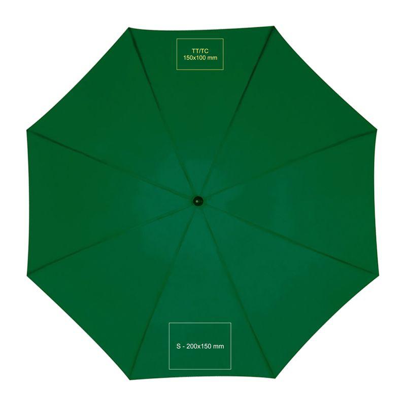 Umbrelă mare GOLF Verde Inchis