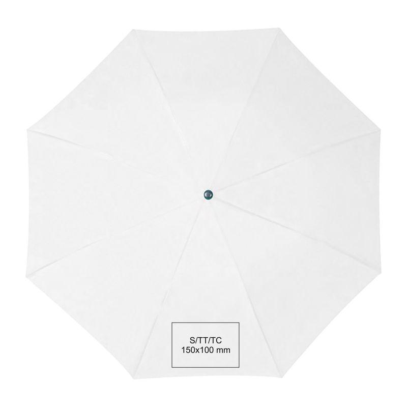 Umbrelă pliabilă RAINBOW Alb