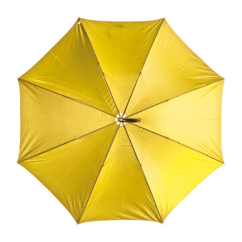 Umbrelă lux cu tijă metalică Galben