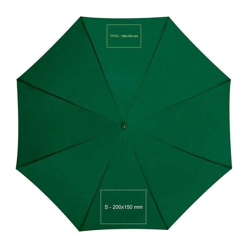 Umbrelă automată uşoară Verde Inchis