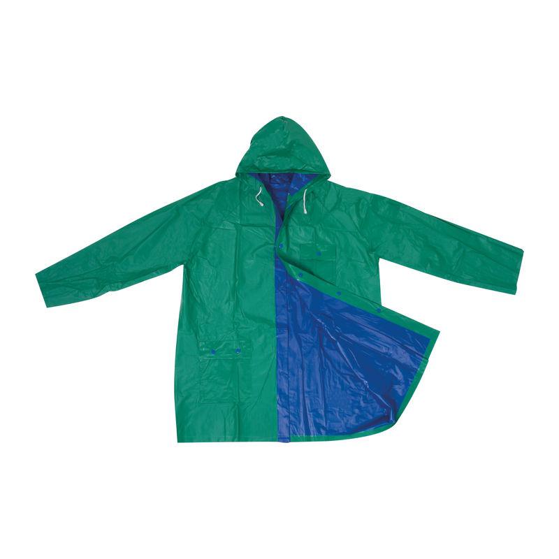 Pelerină de ploaie 2 culori reversibilă Verde XL