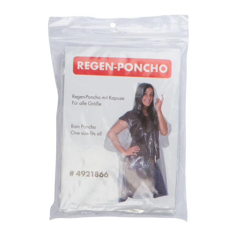 Poncho transparent în husă de nylon Mixt XL