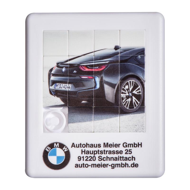 Puzzle din plastic Alb