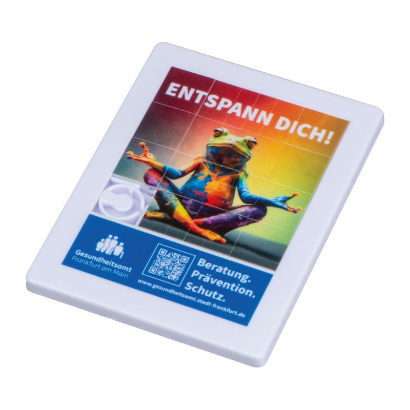 Puzzle din plastic Alb