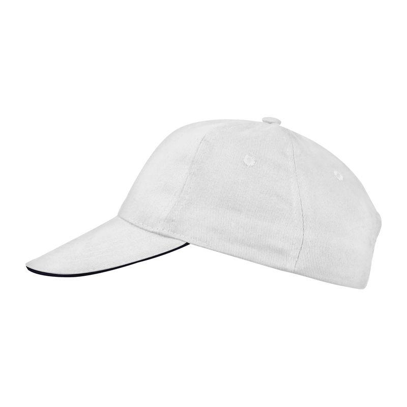 Şapcă baseball 6 panele Alb Marime universala