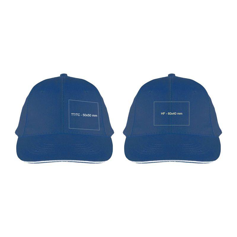 Şapcă baseball 6 panele Albastru Inchis Marime universala