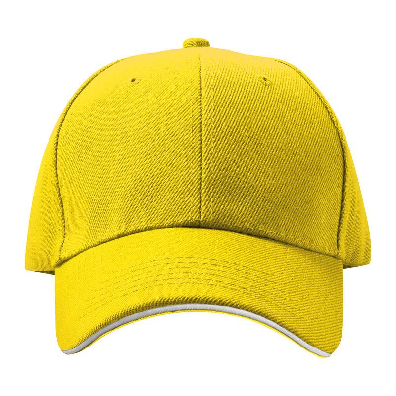 Şapcă baseball 6 panele Galben Marime universala