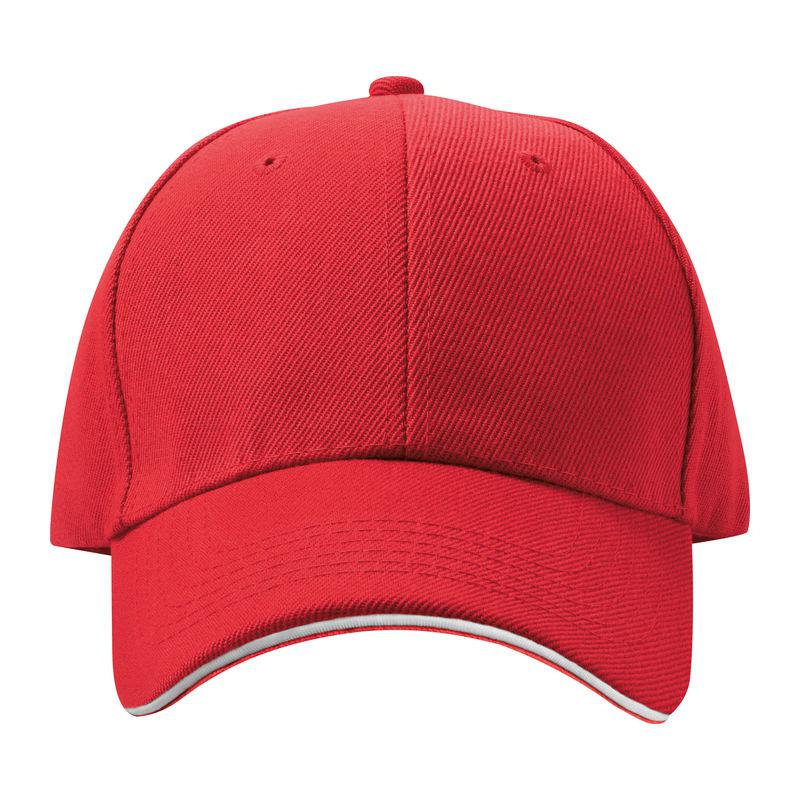 Şapcă baseball 6 panele Roșu Marime universala