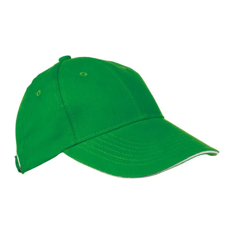 Şapcă baseball 6 panele Verde Marime universala