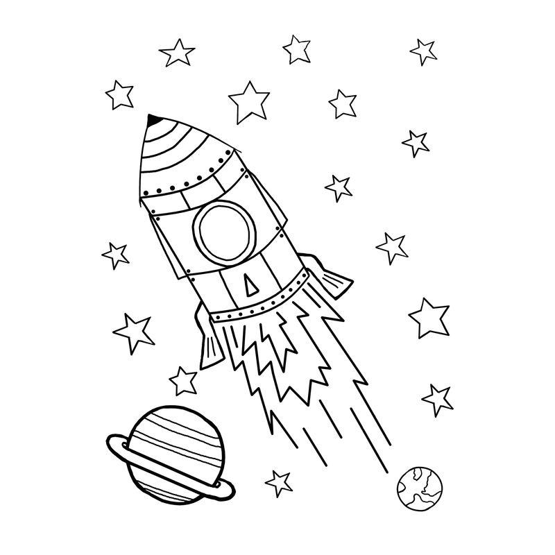 Set colorat - caiet și 6 creioane Maro