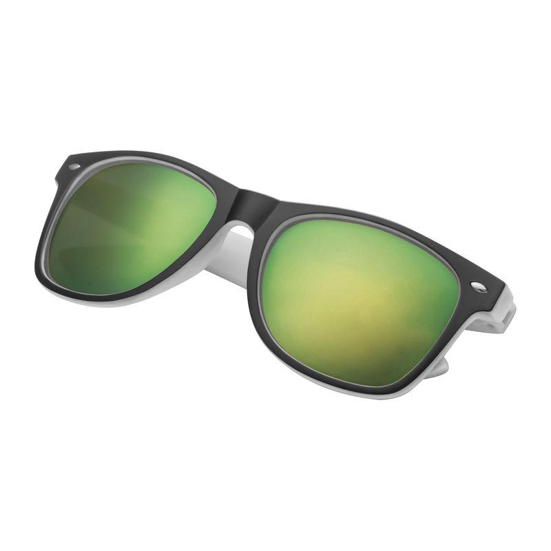 Ochelari de soare bicolor cu lentile oglindite