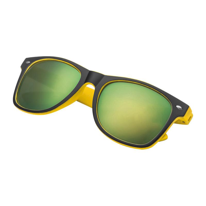 Ochelari de soare bicolor cu lentile oglindite
