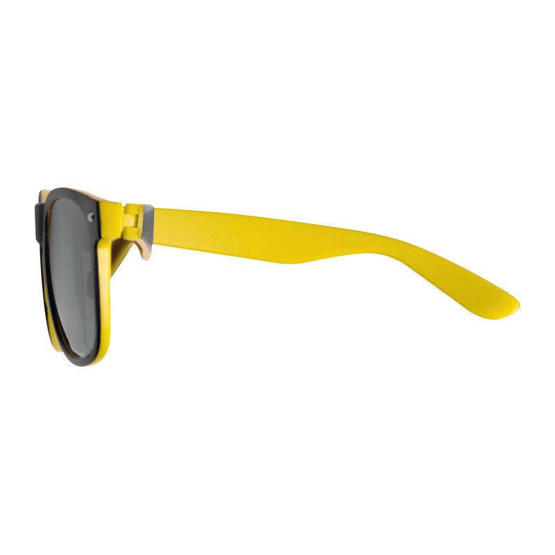 Ochelari de soare bicolor cu lentile oglindite Galben